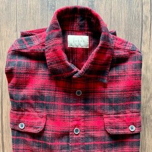 Wool plaid Shacket